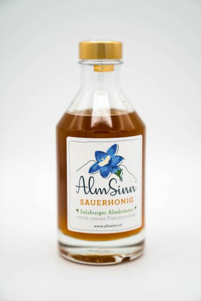 AlmSinn Sauerhonig 200 ml AlmSinn Sauerhonig „Salzburger Almkräuter“