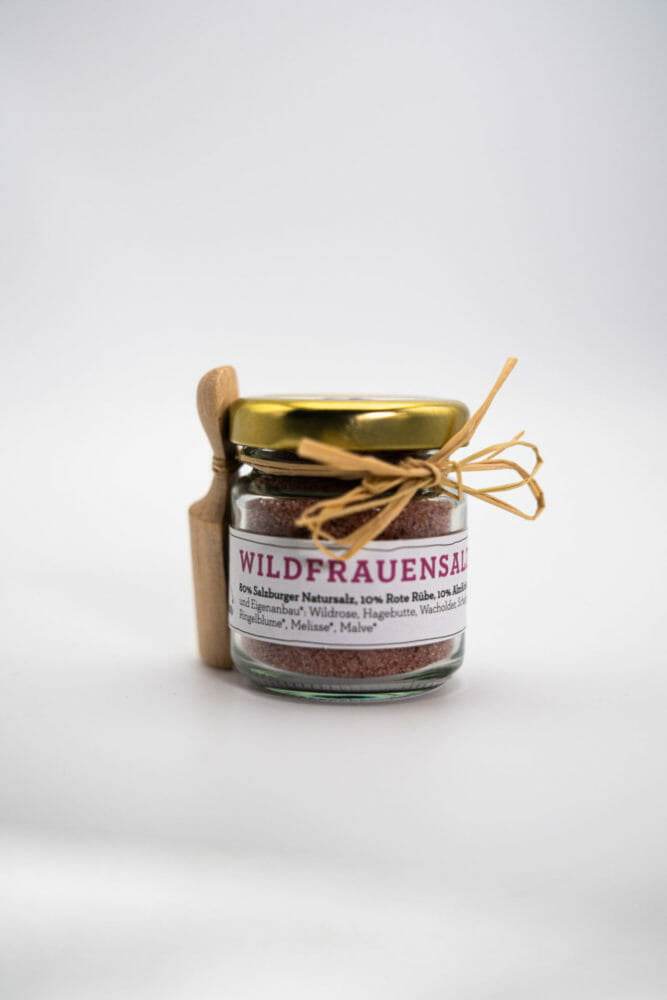 Wildfrauensalz_smal 50g WildfrauenSalz - rosa Kräutersalz 100 g
